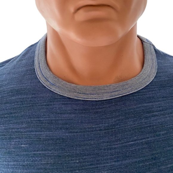 Converse Sweatshirt Crew Neck Men’s Blue Cotton Roundtrip Pullover Size 10073C - Picture 4 of 7